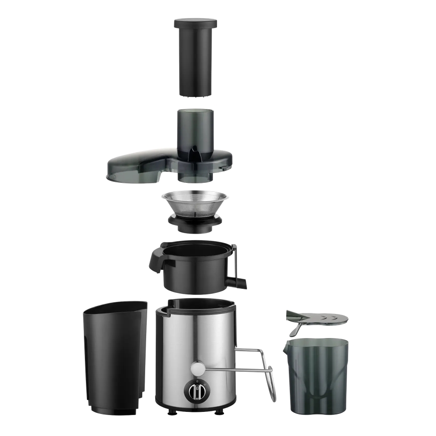 Concept LO7095 - Tsentrifugaalne mahlapress 1000W/230V must/roostevaba teras