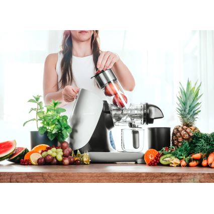 Concept LO7250 - Horisontaalne šnekmahlapress 200W/230V must/roostevaba teras