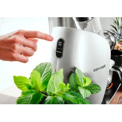 Concept LO7250 - Horisontaalne šnekmahlapress 200W/230V must/roostevaba teras