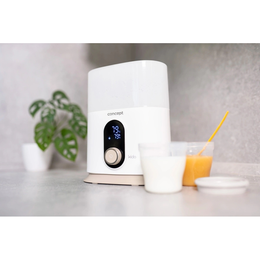 Concept OL4010 - KIDO 3-ühes pudelisoojendaja 200W/230V valge