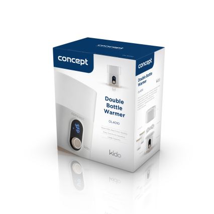 Concept OL4010 - KIDO 3-ühes pudelisoojendaja 200W/230V valge