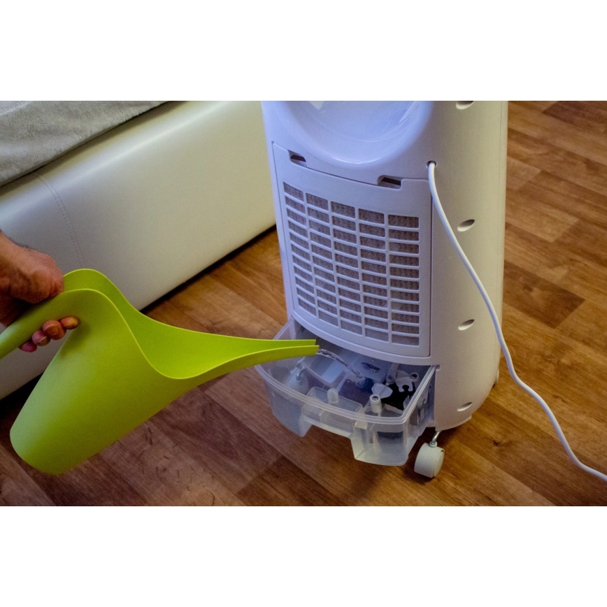 Concept OV5220 - Multifunktsionaalne mobiilne õhkjahuti 4-ühes 5 l 80W/230V valge + kaugjuhtimispult