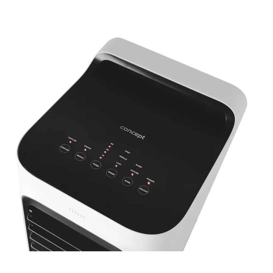 Concept OV5230 - Mobiilne õhujahuti 2-ühes 6 l 80W/230V valge + kaugjuhtimispult