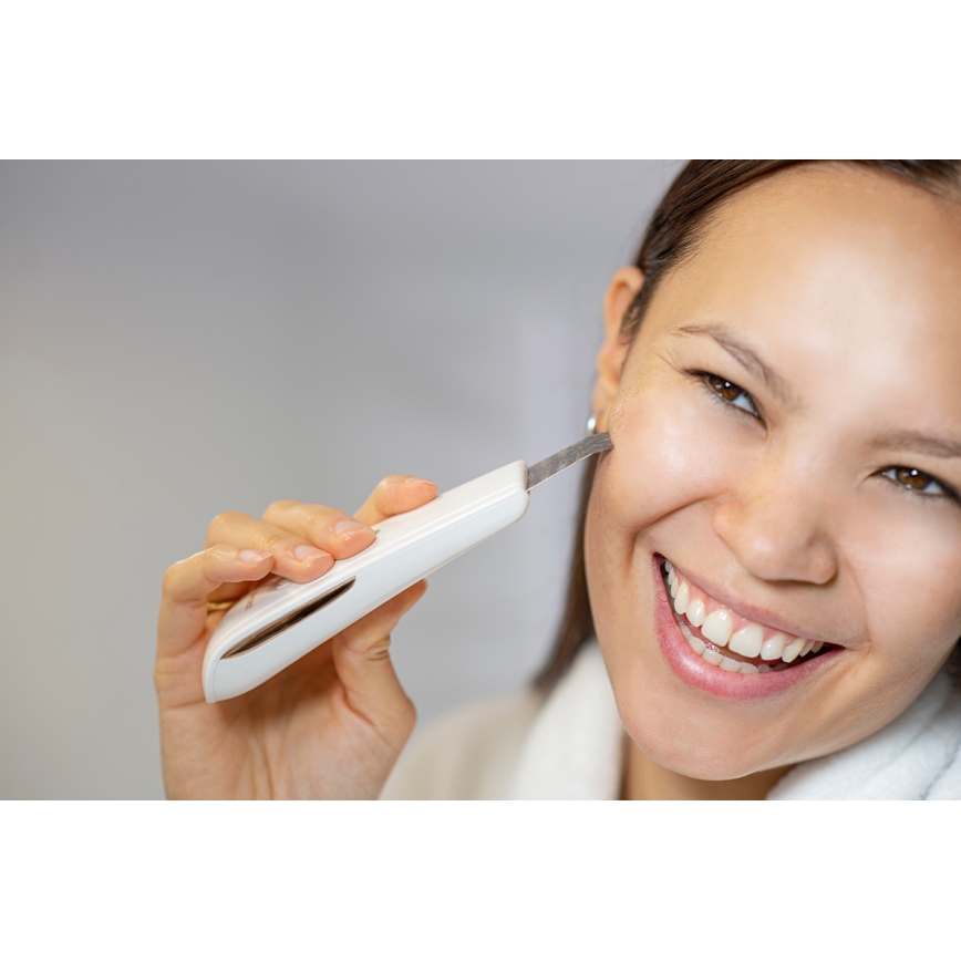 Concept PO2030 - Kosmeetiline ultraheli spaatel PERFECT SKIN 2,5W/5V USB 600 mAh valge