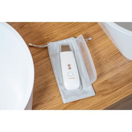 Concept PO2030 - Kosmeetiline ultraheli spaatel PERFECT SKIN 2,5W/5V USB 600 mAh valge
