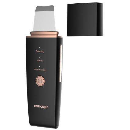 Concept PO2060 - Kosmeetiline ultraheli spaatel PERFECT SKIN 3,5W/5V USB 500 mAh IPX6 must