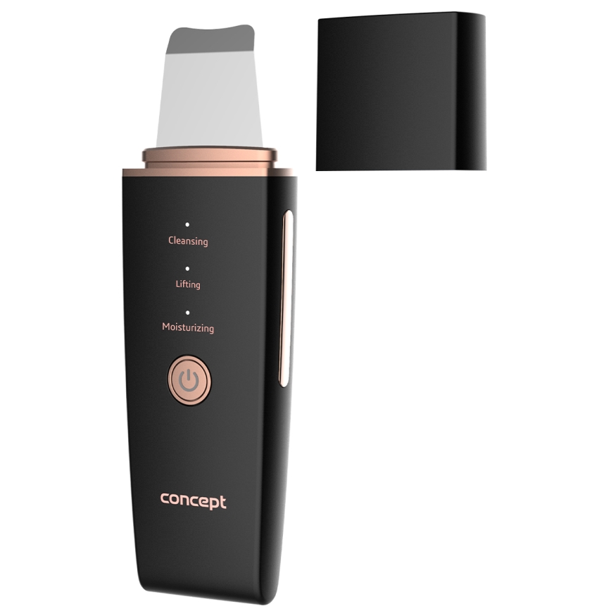 Concept PO2060 - Kosmeetiline ultraheli spaatel PERFECT SKIN 3,5W/5V USB 500 mAh IPX6 must