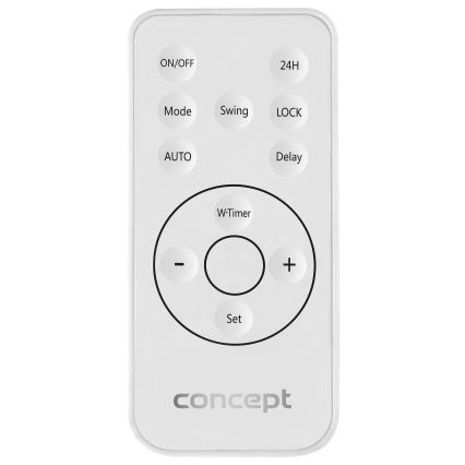 Concept QH4000 - Elektriline soojendi 1000/2000W IP22 valge + kaugjuhtimispult