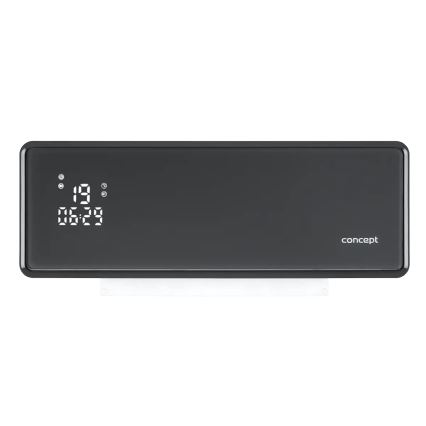 Concept QH4100 - Elektriradiaator 1000/2000W Wi-Fi IP22 hall + kaugjuhtimispult