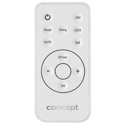 Concept QH4100 - Elektriradiaator 1000/2000W Wi-Fi IP22 hall + kaugjuhtimispult