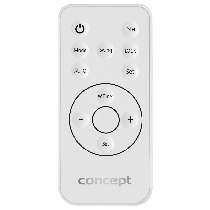 Concept QH4100 - Elektriradiaator 1000/2000W Wi-Fi IP22 hall + kaugjuhtimispult