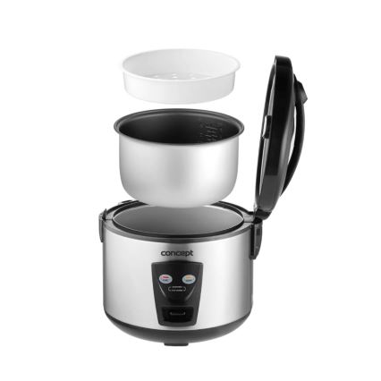 Concept RE2020 - Riisikeetja 2-ühes 650W/230V 1,5 l roostevabast terasest/must