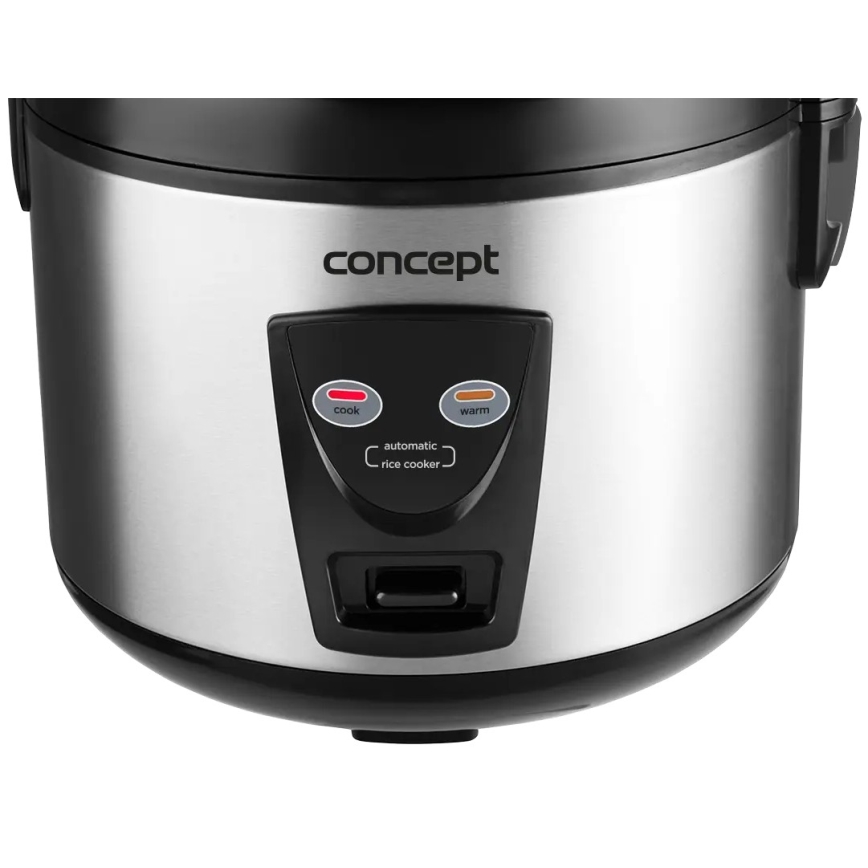 Concept RE2020 - Riisikeetja 2-ühes 650W/230V 1,5 l roostevabast terasest/must