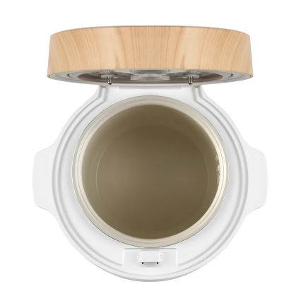 Concept RE3030 - Digitaalne riisikeetja 2-ühes 380W/230V 1,5 l valge/puidu dekor