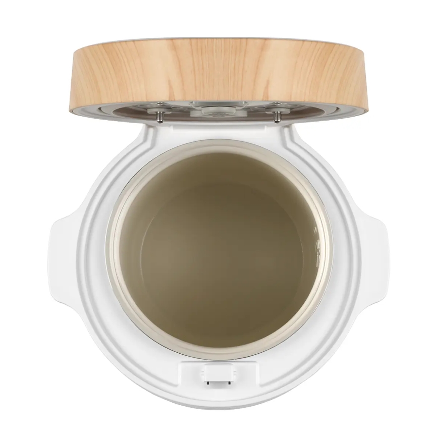 Concept RE3030 - Digitaalne riisikeetja 2-ühes 380W/230V 1,5 l valge/puidu dekor