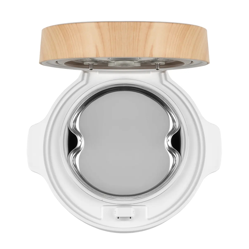 Concept RE3030 - Digitaalne riisikeetja 2-ühes 380W/230V 1,5 l valge/puidu dekor