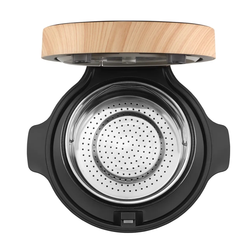 Concept RE4040 - Digitaalne riisikeetja 2-ühes 450W/230V 2 l must/puidu dekor