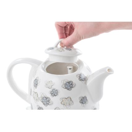 Concept RK0010ne - Elektriline veekeetja 1 l 1100W/230V valge/keraamika