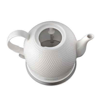 Concept RK0050 - Kiirveekeetja 1,2 l 1000W/230V valge/keraamika