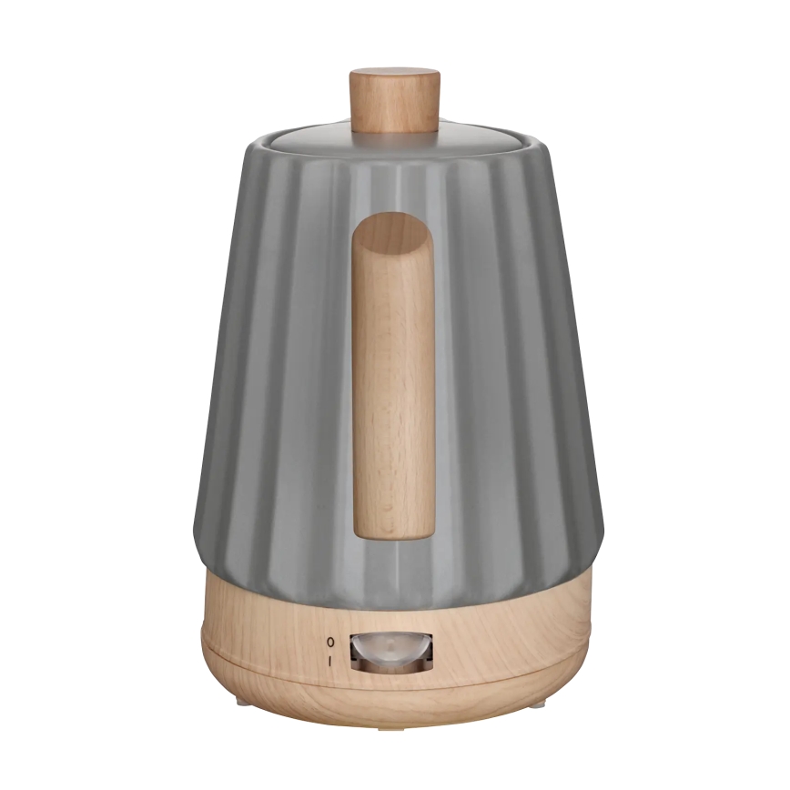 Concept RK0092 - Elektriline veekeetja 1,5 l 1500W/230V tumehall/puidu dekor/keraamika