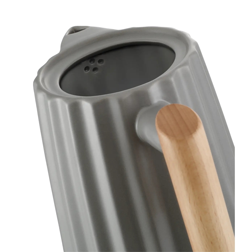 Concept RK0092 - Elektriline veekeetja 1,5 l 1500W/230V tumehall/puidu dekor/keraamika