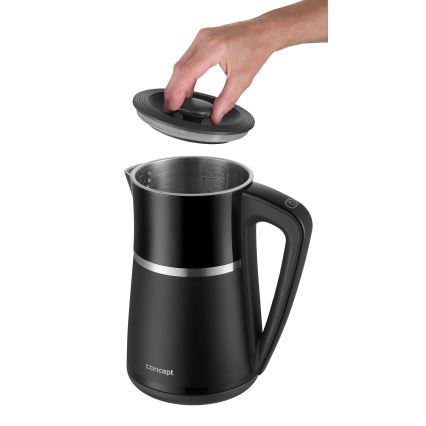 Concept RK3100 - Kiirveekeetja temperatuuri reguleerimisega 1,7 l 2200W/230V must