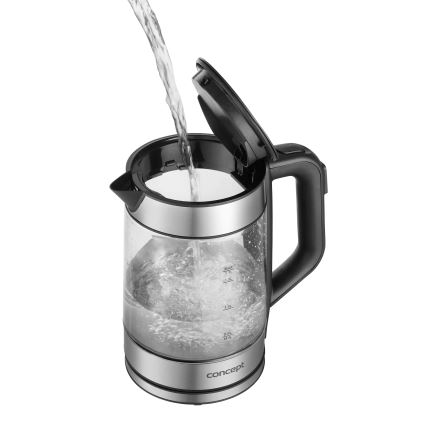 Concept RK4067 - Kiirveekeetja temperatuuri reguleerimisega 1,7 l 2200W/230V roostevaba teras