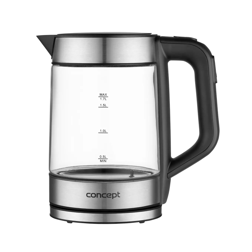 Concept RK4067 - Kiirveekeetja temperatuuri reguleerimisega 1,7 l 2200W/230V roostevaba teras