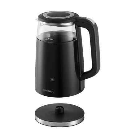 Concept RK4100 - Kiirveekeetja temperatuuri reguleerimisega 1,7 l 2200W/230V must