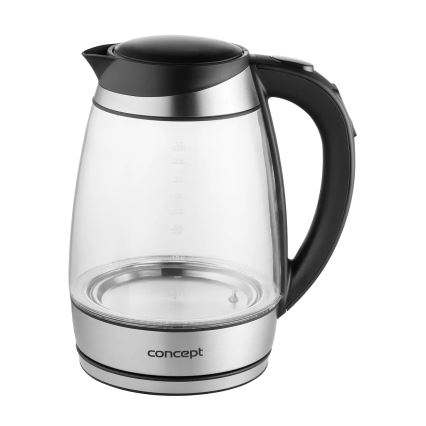 Concept RK4120 - roostevabast terasest 1,7 l elektriline veekeetja temperatuuriregulatsiooniga 2200W/230V
