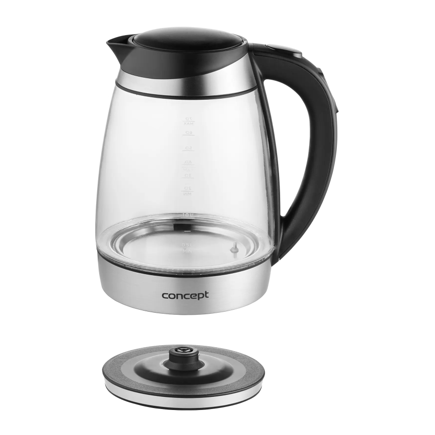 Concept RK4120 - roostevabast terasest 1,7 l elektriline veekeetja temperatuuriregulatsiooniga 2200W/230V