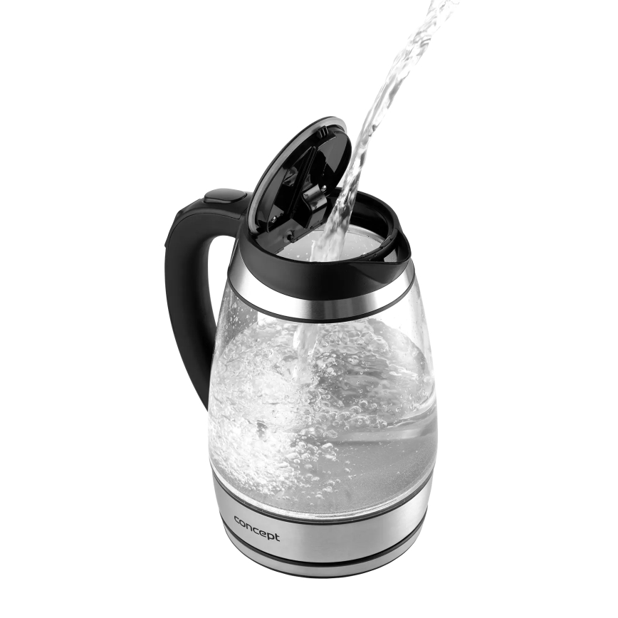 Concept RK4120 - roostevabast terasest 1,7 l elektriline veekeetja temperatuuriregulatsiooniga 2200W/230V