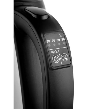 Concept RK4120 - roostevabast terasest 1,7 l elektriline veekeetja temperatuuriregulatsiooniga 2200W/230V