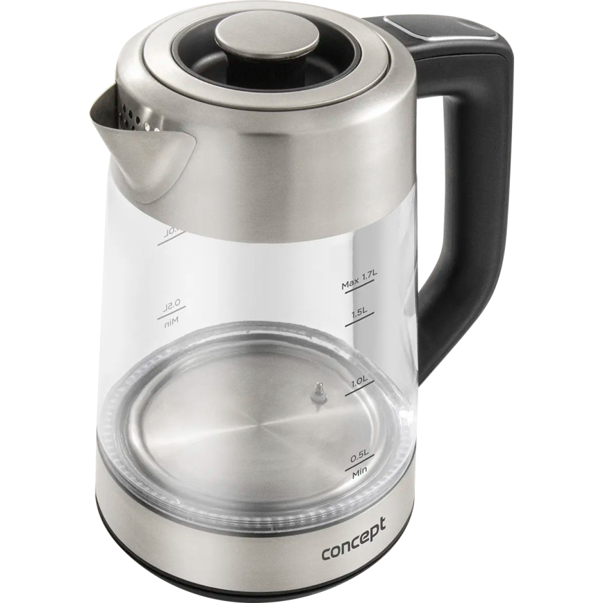 Concept RK4190 - Kiirveekeetja temperatuuri reguleerimise ja filtriga 1,7 l 2200W/230V roostevabast terasest