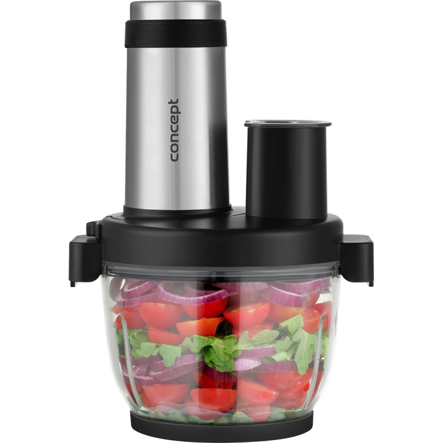 Concept RM3300 - Köögirobot koos riiviga 1000W/230V must/roostevaba