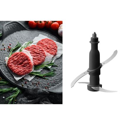 Concept RM3300 - Köögirobot koos riiviga 1000W/230V must/roostevaba