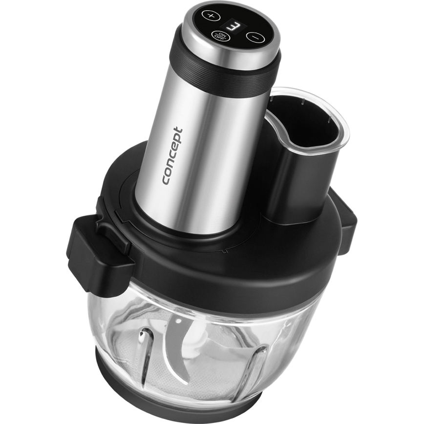 Concept RM3300 - Köögirobot koos riiviga 1000W/230V must/roostevaba
