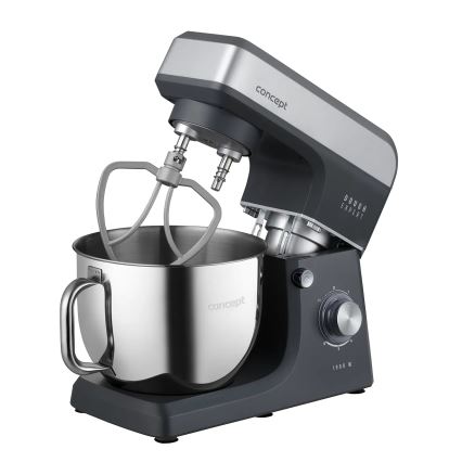 Concept RM6010 - planeetiline köögimikser DOUGH EXPERT 1900W/230V antratsiit/roostevaba teras