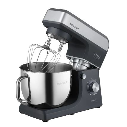 Concept RM6010 - planeetiline köögimikser DOUGH EXPERT 1900W/230V antratsiit/roostevaba teras