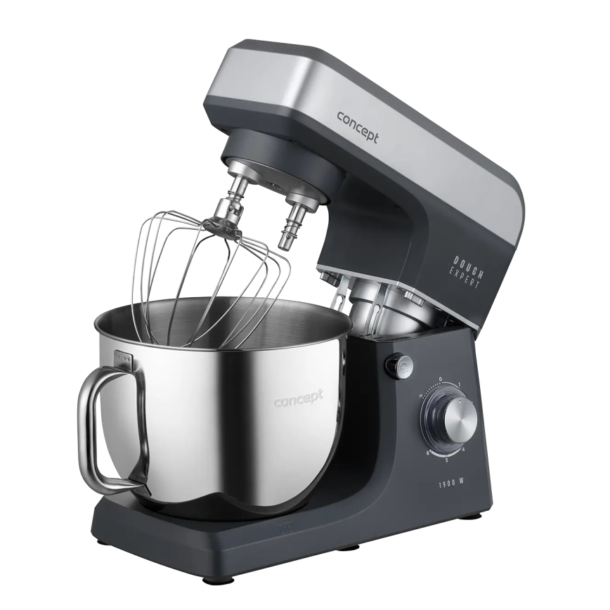 Concept RM6010 - planeetiline köögimikser DOUGH EXPERT 1900W/230V antratsiit/roostevaba teras
