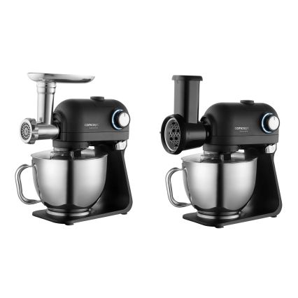 Concept RM8000 - Köögirobot roostevabast terasest kausiga 1200W/230V must