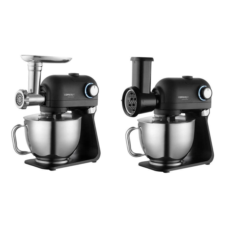 Concept RM8000 - Köögirobot roostevabast terasest kausiga 1200W/230V must