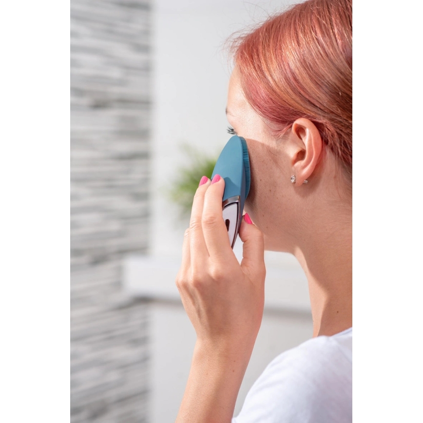 Concept SK9100 - SONIVIBE näopuhastushari 2W/5V 250 mAh IPX7 sinine