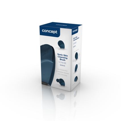 Concept SK9100 - SONIVIBE näopuhastushari 2W/5V 250 mAh IPX7 sinine