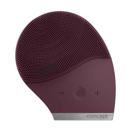 Concept SK9101 - SONIVIBE näopuhastushari 2W/5V 250 mAh IPX7 punane