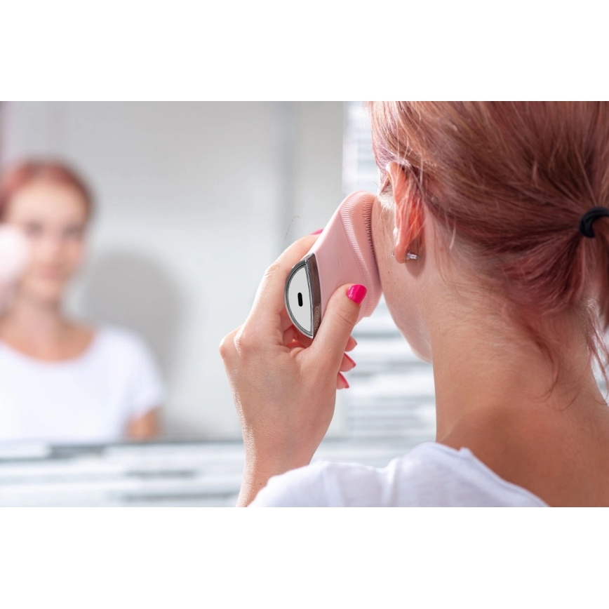 Concept SK9102 - SONIVIBE näopuhastushari, 2 W / 5 V, 250 mAh, IPX7, roosa