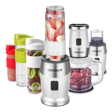 Concept SM3391 - Smoothie-blender koos tarvikutega 700W/230V valge