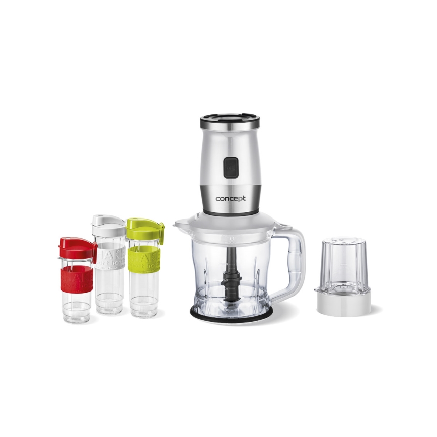 Concept SM3391 - Smoothie-blender koos tarvikutega 700W/230V valge
