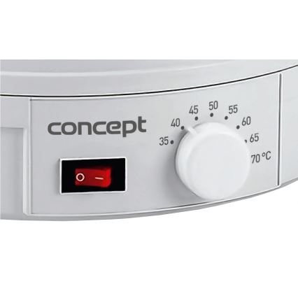 Concept SO1020 - toidukuivati, 245 W, 230 V, valge