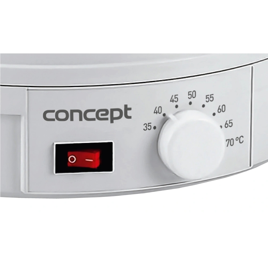 Concept SO1020 - toidukuivati, 245 W, 230 V, valge